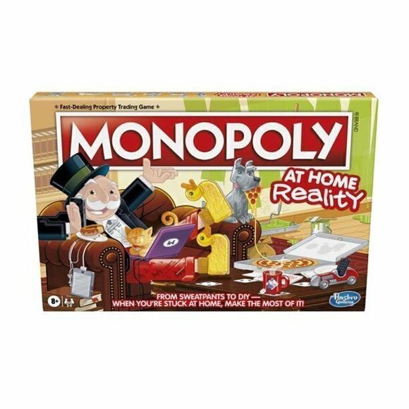 Hasbro Monopoly At Home Reality Board Game From Sweatpants to DIY - Picture 1 of 2